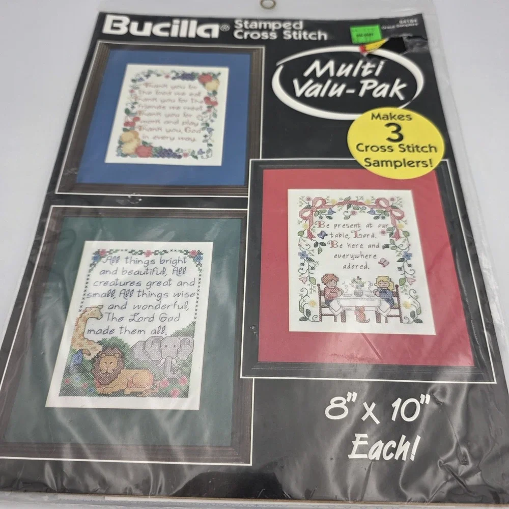 Bucilla 64184 Stamped Cross Stitch Grace Samplers 8